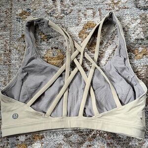 Lululemon strappy bra, very gently used